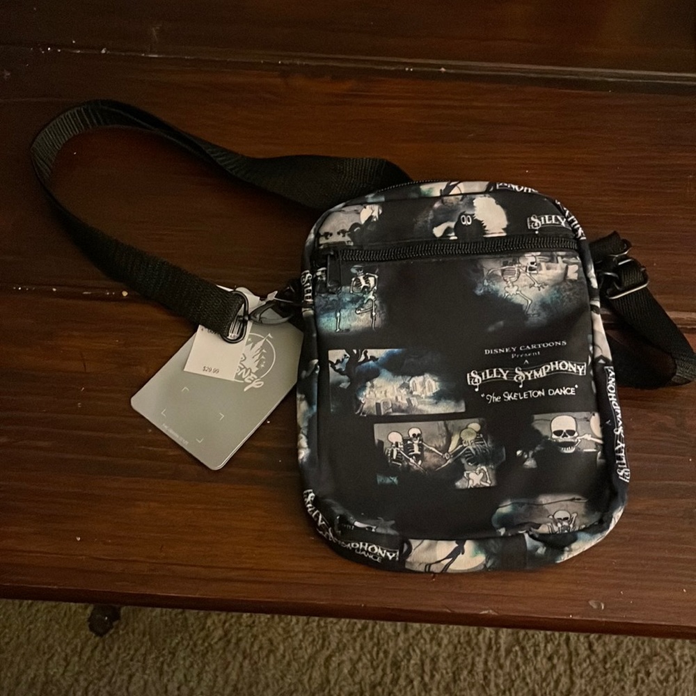 NWT Disney’s Cartoon “A Silly Symphony ‘The Skeleton Dance’ “ Crossbody Bag